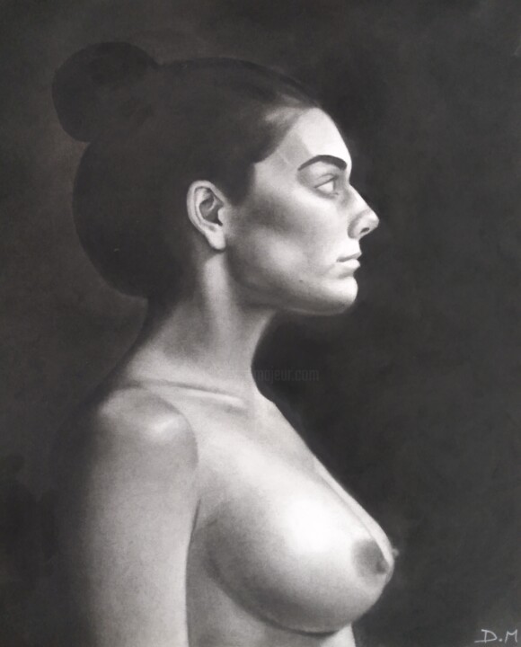La femme 图画, 17x13.9 in