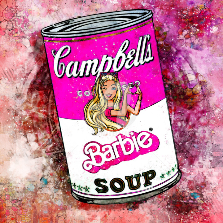 Campbell's Soup, Barbie Girl 印花与版画, 15.8x15.8 in