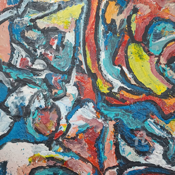 Artwork's surface or texture