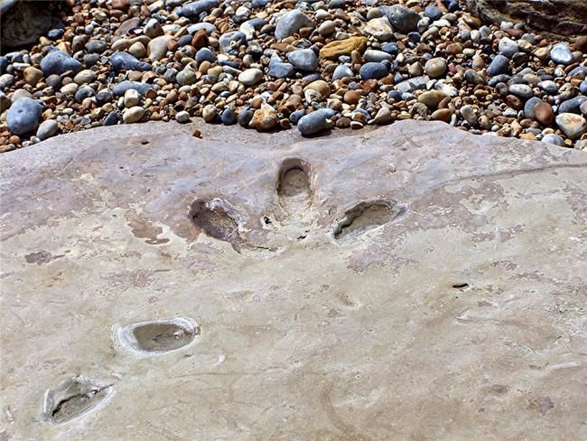Photography titled "Footprints In stone" by Mick Bean, Original Artwork
