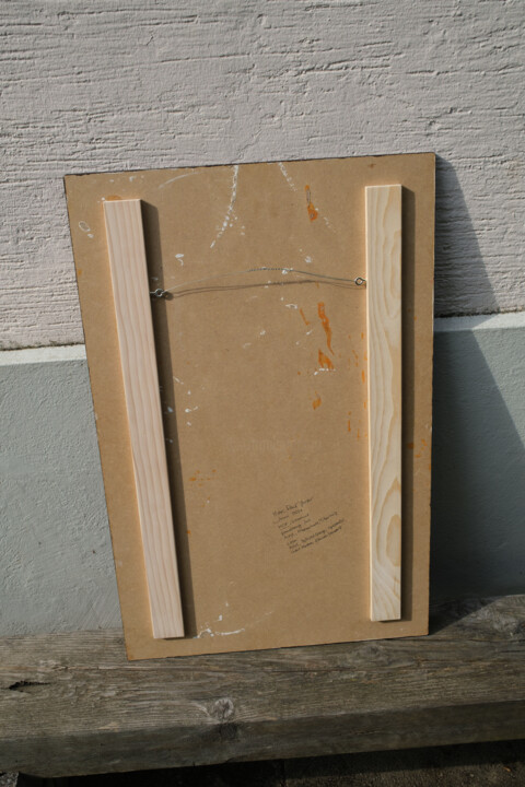 Rückseite der Arbeit