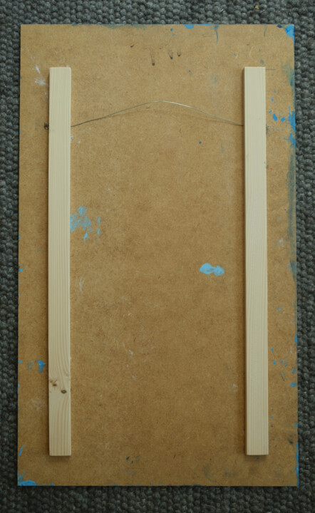 Rückseite der Arbeit