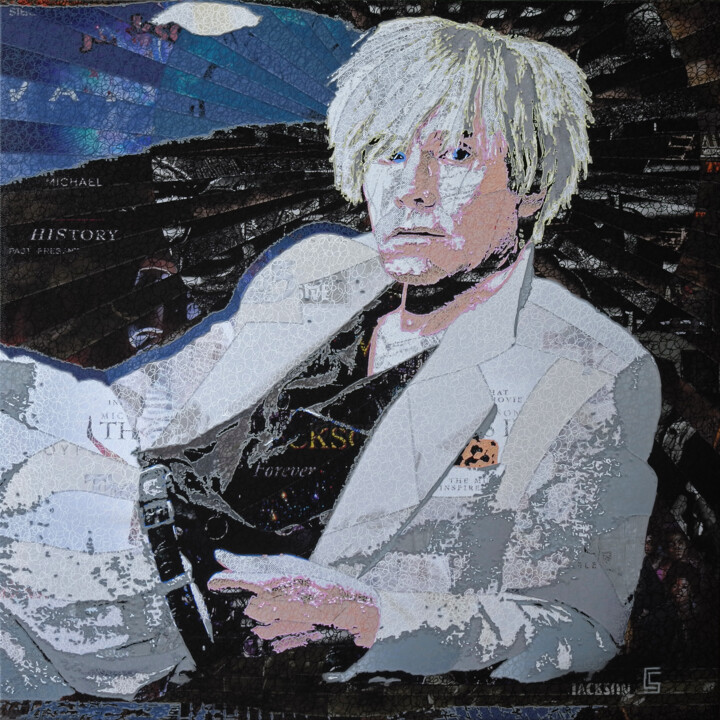 King of Pop 绘画, 23.6x23.6 in