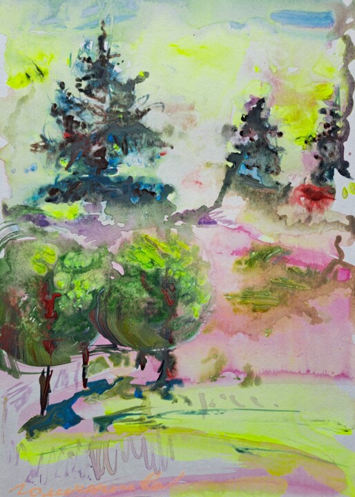 绘画,  11.4x7.9 in 