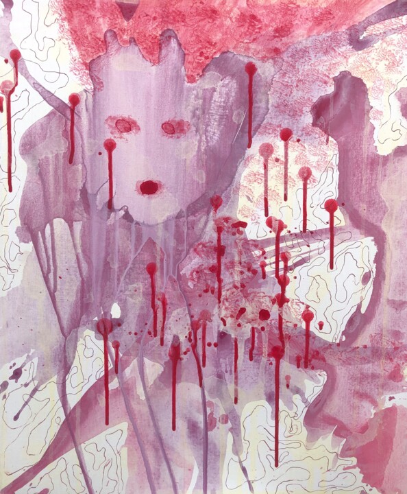 Are you interested today? 绘画, 23.6x19.7 in