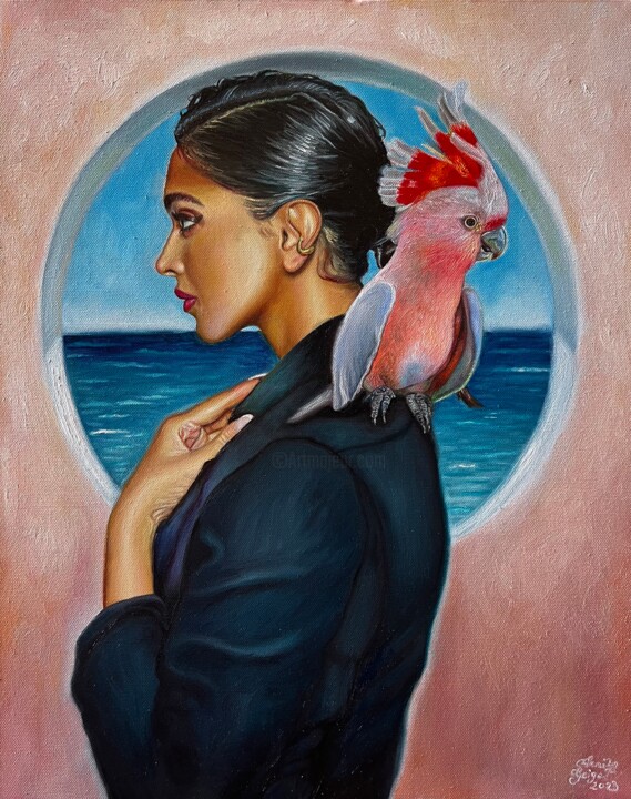 Deep 绘画, 19.7x15.8 in