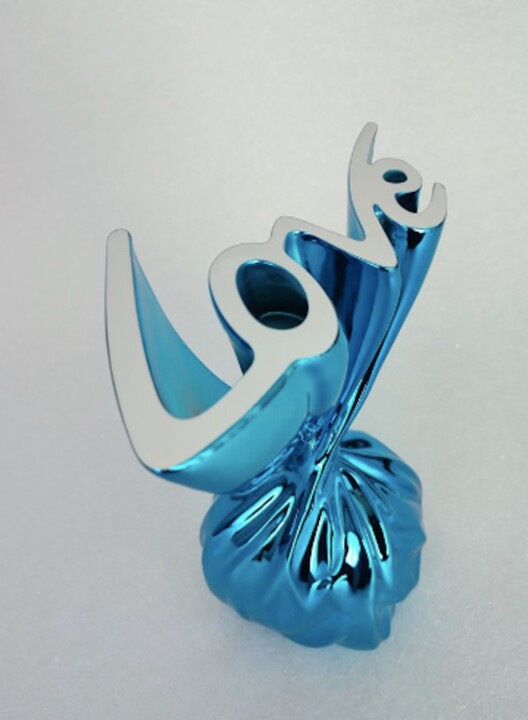 Passion Boer Blue 雕塑, 11x5.9 in