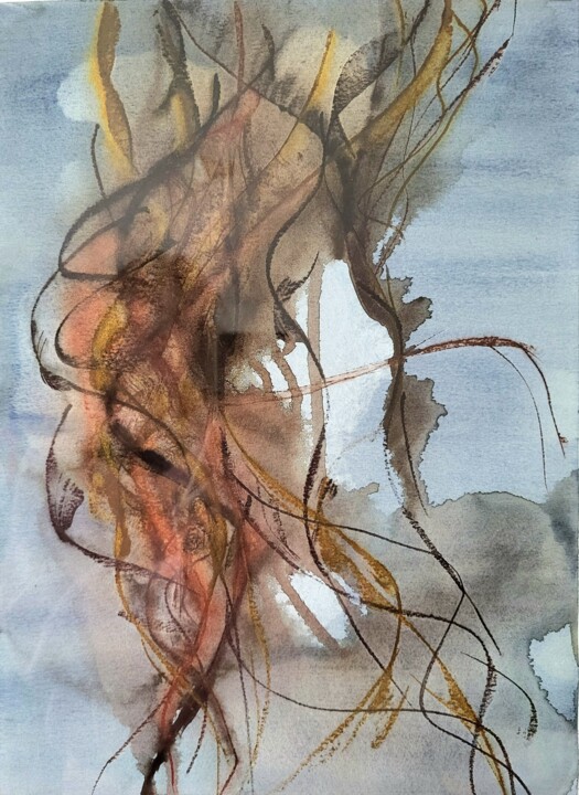 Все оплачено, выметено, забыто Мне наплевать на прошлое 绘画, 15x11 in