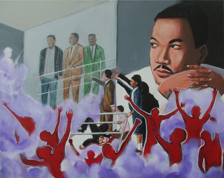 Kings Assassination 绘画, 24x30 in