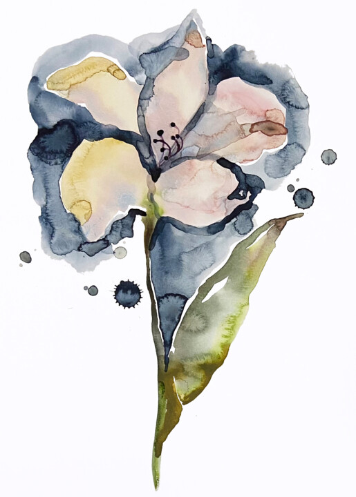 Lily No. 12 绘画, 15x11 in