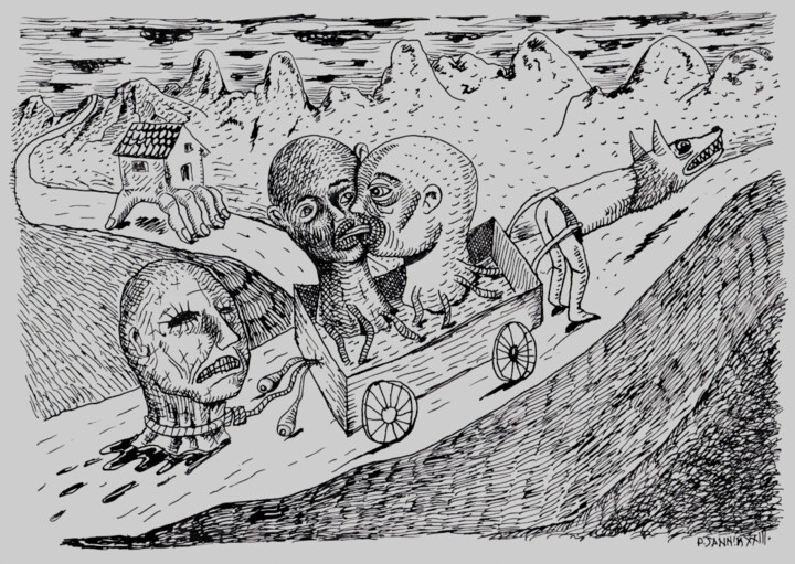Happy end 图画, 8.3x11.7 in