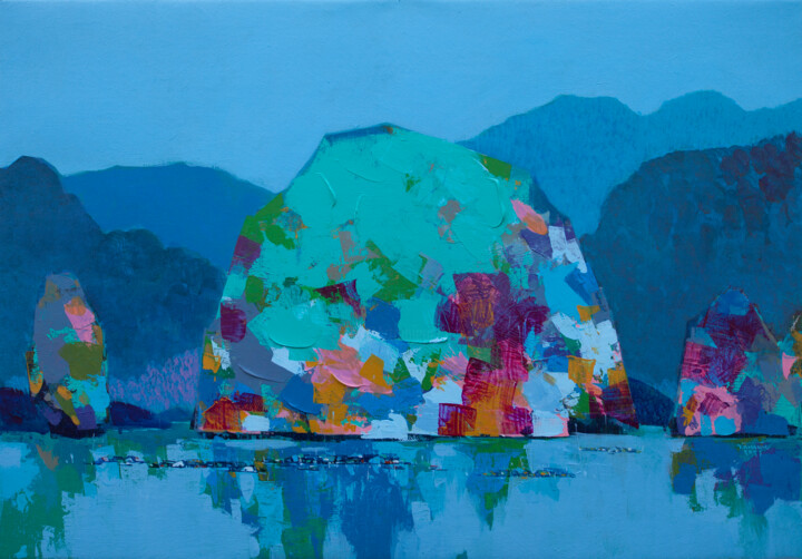 AFTER THE SPRING RAIN NO.02 绘画, 27.6x39.4 in