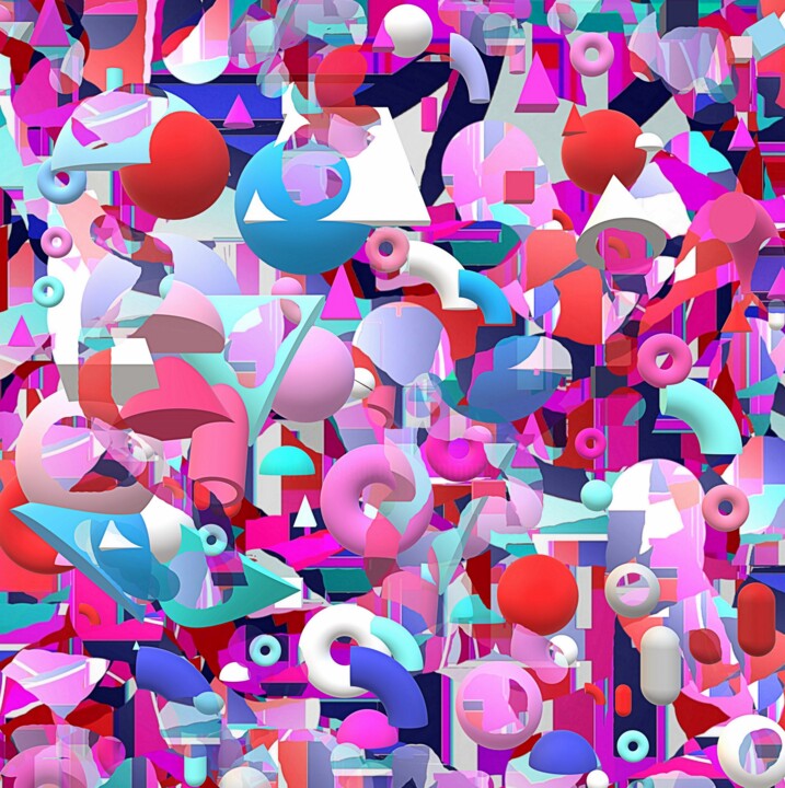 "THE WONDER OF DREAMS" başlıklı Dijital Sanat Iannilli  Laila Antonella tarafından, Orijinal sanat, 3D modelleme Plastik cam…