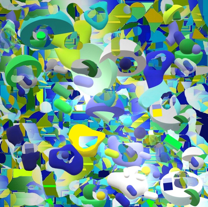 "-DAVANTI A NOI I SO…" başlıklı Dijital Sanat Iannilli  Laila Antonella tarafından, Orijinal sanat, 3D modelleme Plastik cam…