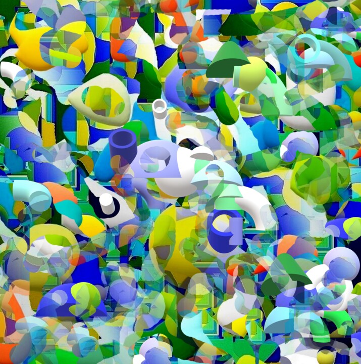 "LA SFIDA DEL CUORE" başlıklı Dijital Sanat Iannilli  Laila Antonella tarafından, Orijinal sanat, 3D modelleme Plastik cam ü…