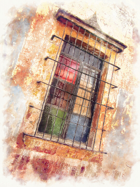 Ventana/XL large original artwork 数字艺术, 78.5x59 in