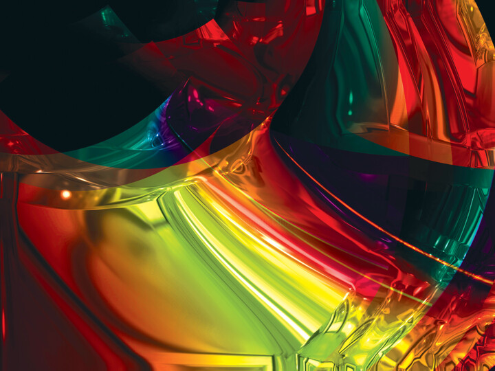 Cristales/XL large original artwork 数字艺术, 59x78.5 in