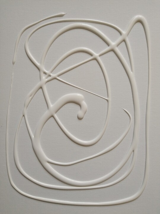 Painting titled "Paix" by Vincent Cheikh, Original Artwork, Acrylic