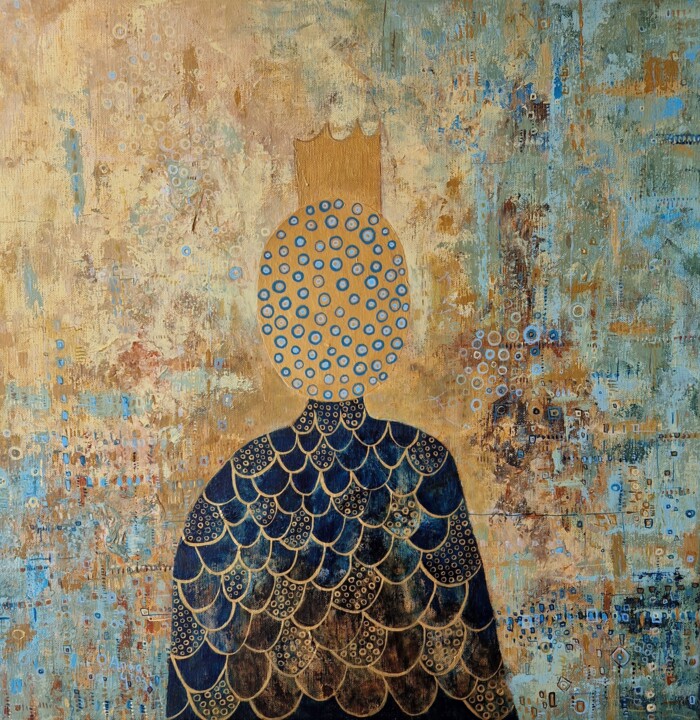 Le prince guerrier 绘画, 19.7x19.7 in