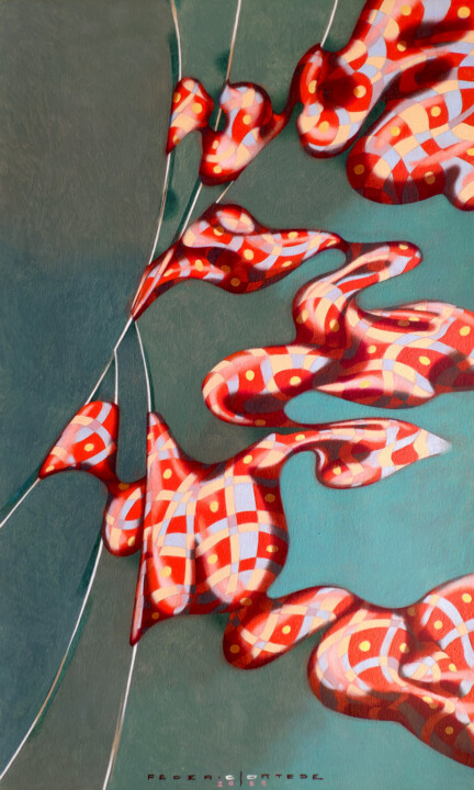 Pennants IX 绘画, 19.7x11.8 in