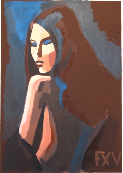 Nu de dos 绘画, 27.6x19.7 in