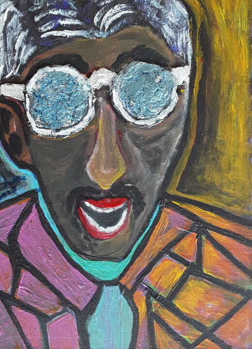 Hommage an Buena Vista Social Club 绘画, 15.8x11.8 in