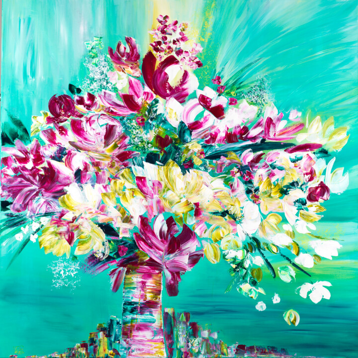 Big Bang 14 绘画, 47.2x47.2 in