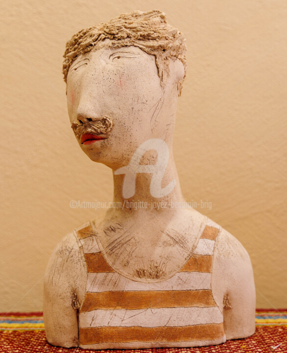 Boniface 雕塑, 13.2x8.8 in