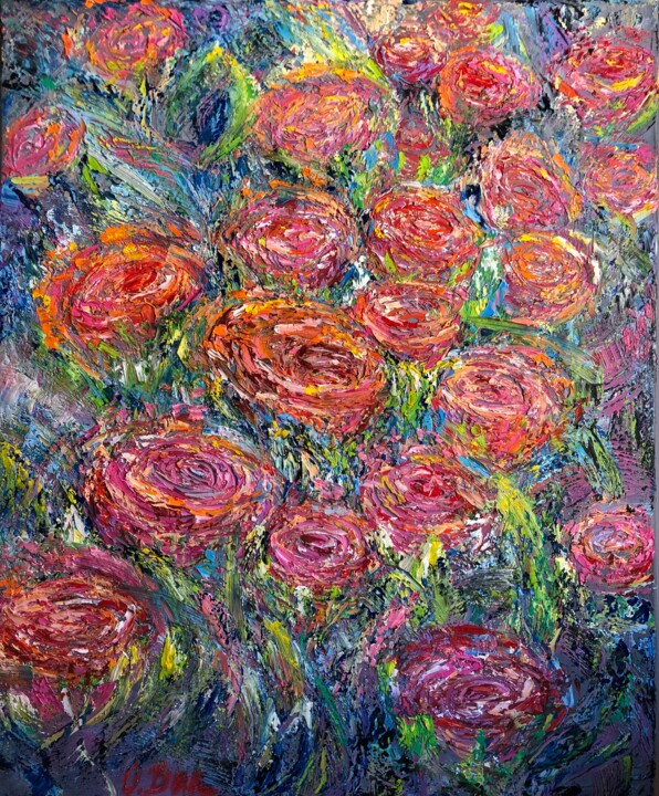 Painting titled "Slowennes" by O. Bar, Original Artwork, Oil