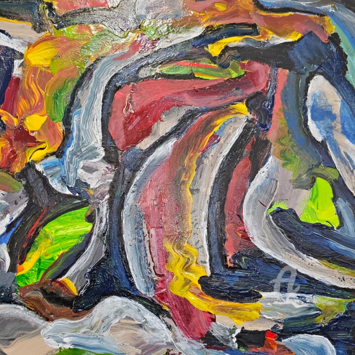 Artwork's surface or texture