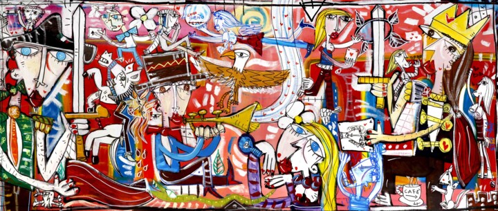 绘画,  31.5x78.7 in 