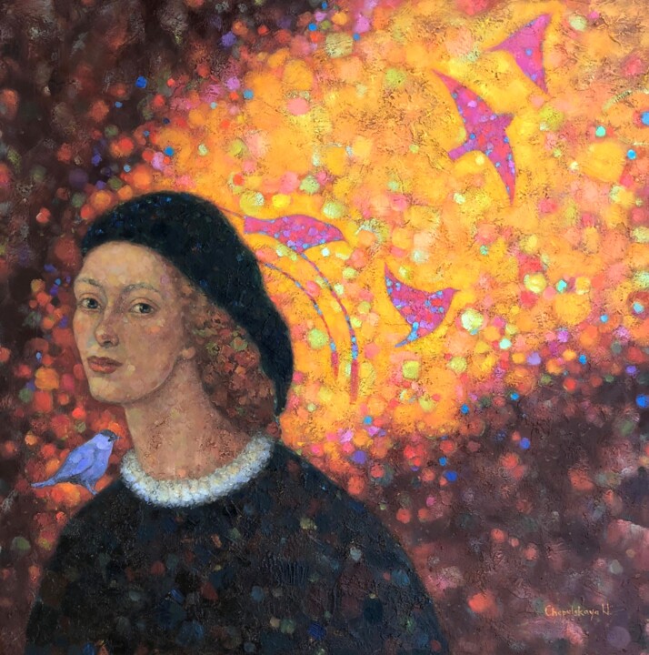 Francis 2023 绘画, 25.6x25.6 in