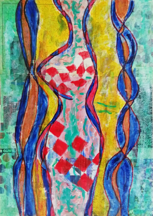 Totem 08 Regina 拼贴, 27.8x19.7 in