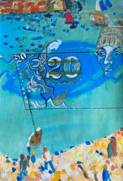 绘画,  39.4x27.6 in 