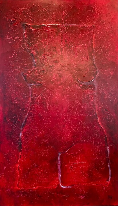 Akt Madonna 绘画, 66.9x39.4 in