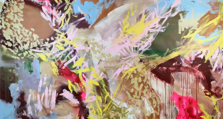 It's kind of magic 绘画, 43.3x78.7 in