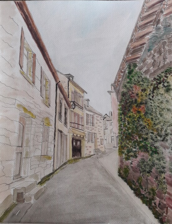 Neuvic Painting, 11.8x9.5 in