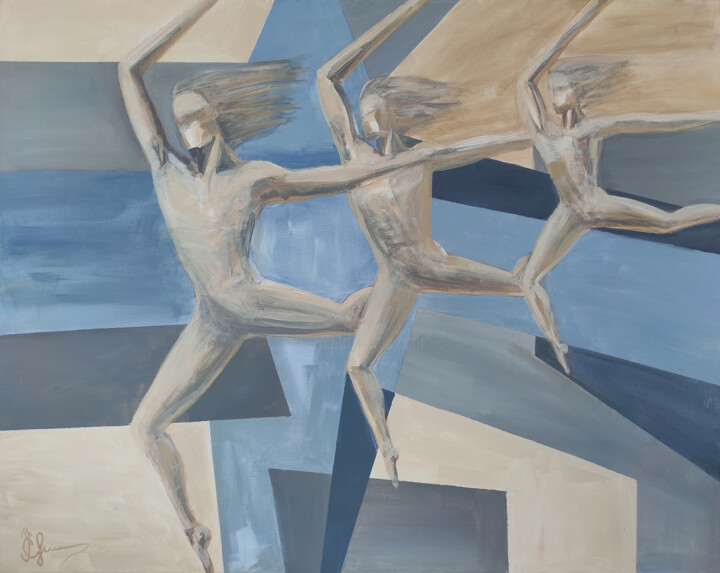 Cross 绘画, 31.5x39.4 in