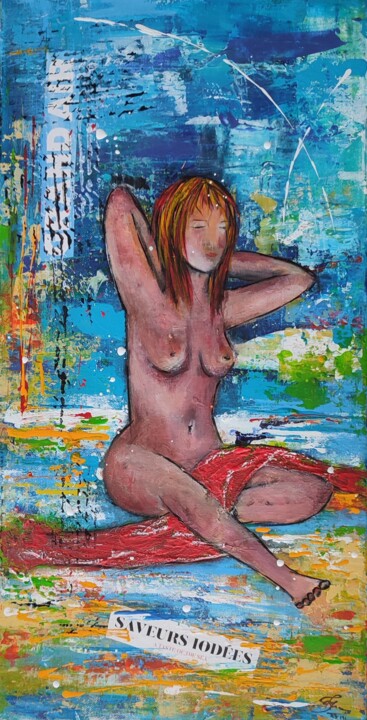 Saveurs iodées 绘画, 23.6x11.8 in