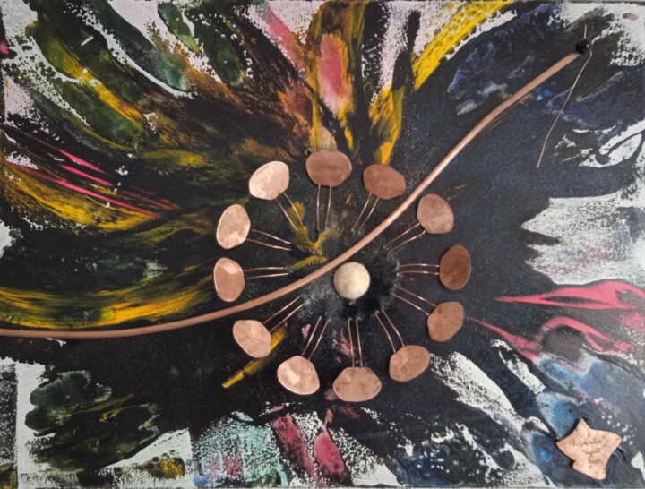 " Pollinisation. " 绘画, 23.6x31.5 in