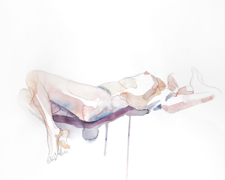 Nude No. 79 Ζωγραφική, 16x20 in
