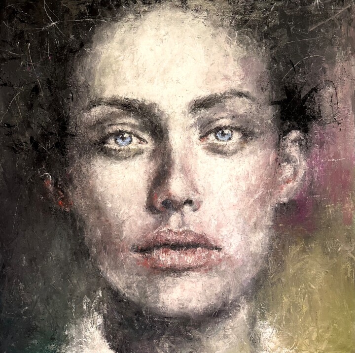 绘画,  27.6x27.6 in 
