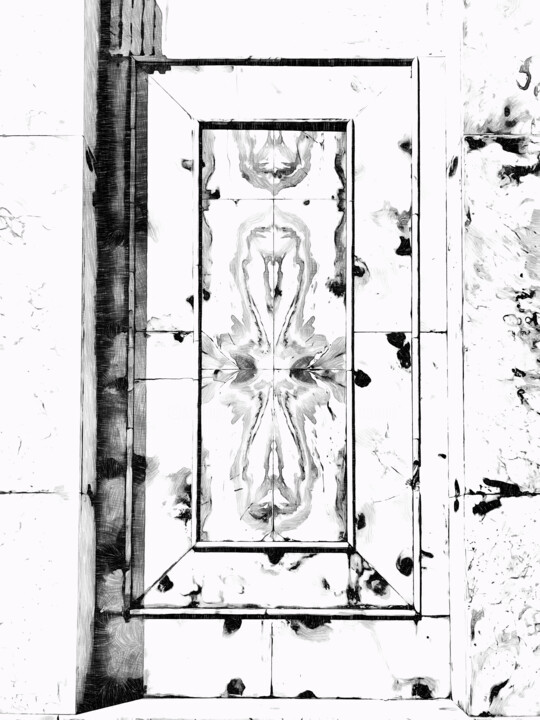 Grafika cyfrowa / sztuka generowana cyfrowo zatytułowany „White Moriah Marble…” autorstwa Joseph Anthony Quattromini, Orygin…