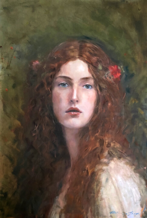 ‘La Belle Dame Des Oiseaux’ 绘画, 90x60 in