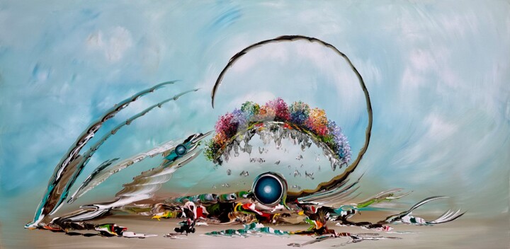 Wonder.. 绘画, 27.6x55.1 in