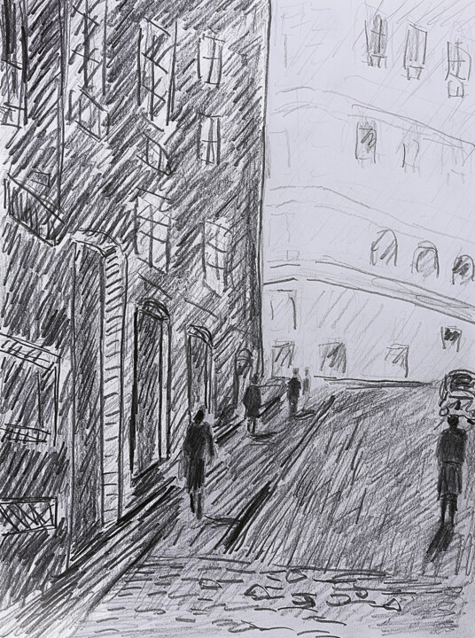 Strangers 图画, 11.8x8.3 in