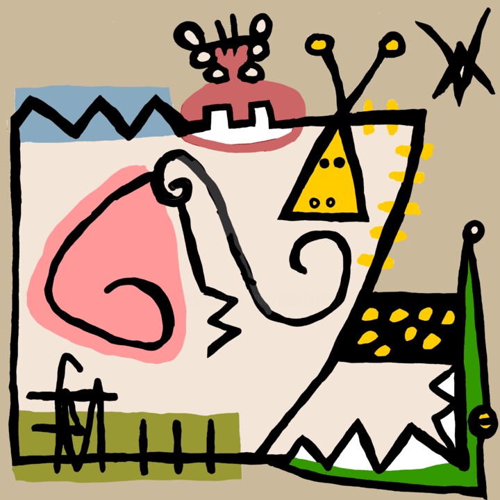 dans le marigot 数字艺术