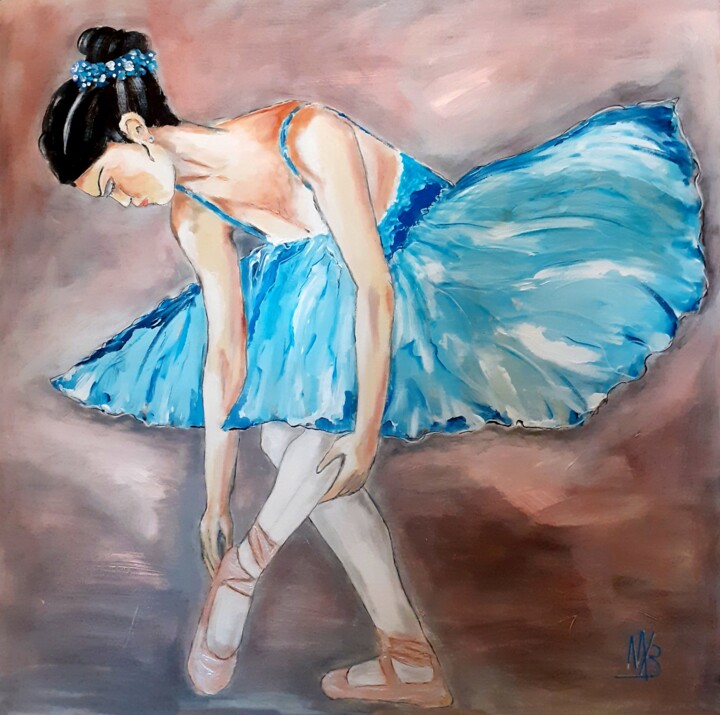 L'étoile bleue 绘画, 31.5x31.5 in