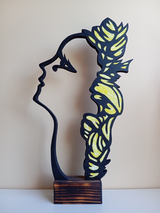 SUEÑOS 雕塑, 17.7x9.8 in