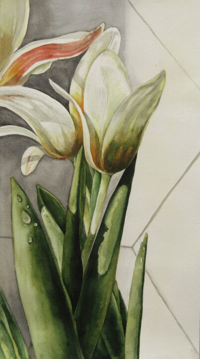 「Spring play of light」というタイトルの絵画 Zolochevska Olenaによって, オリジナルのアートワーク, 水彩画